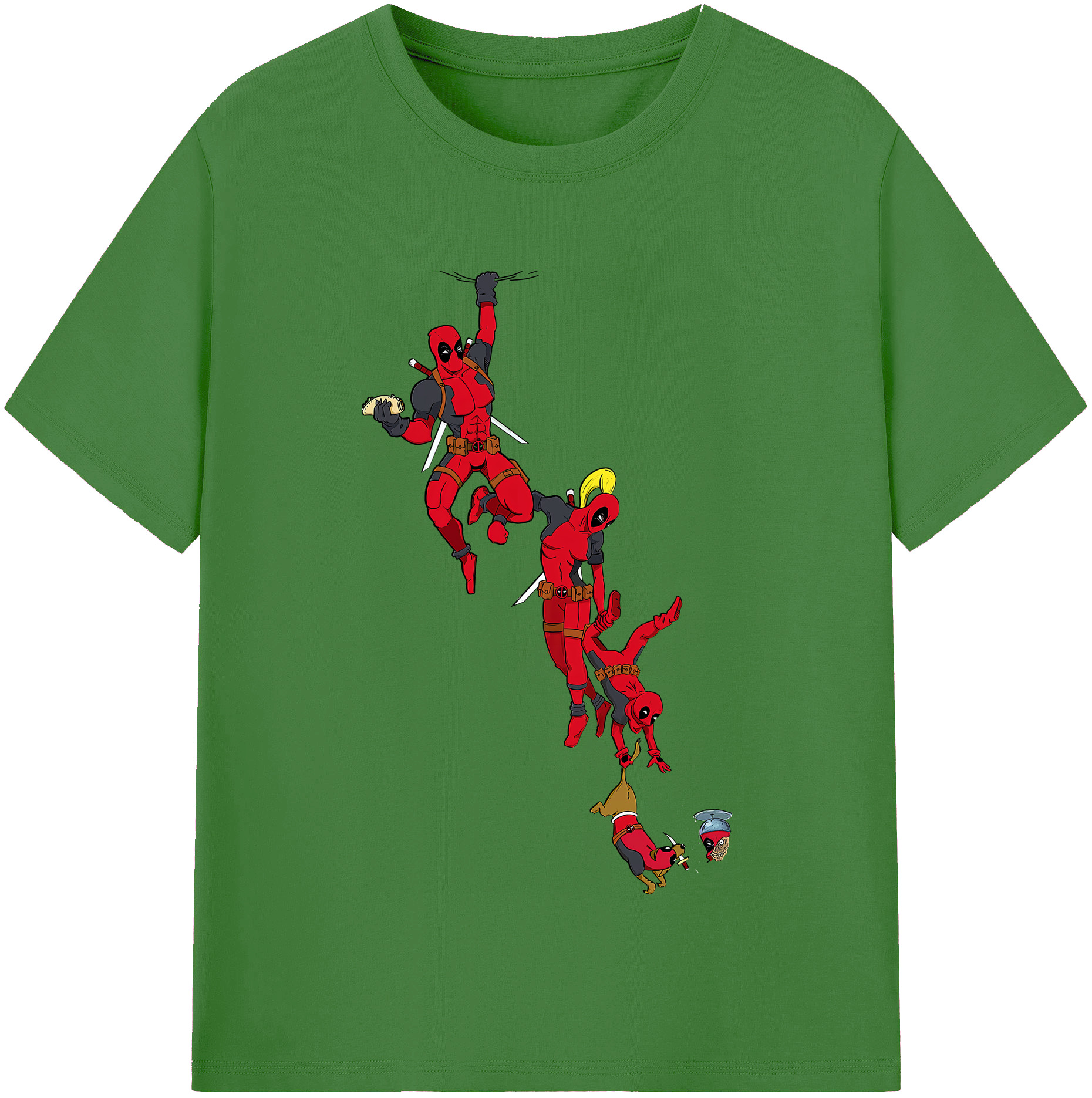 （画像用） Deadpool デッドプール レディースカジュアルプリントTシャツ（綿100％）